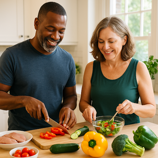 Visual representation of metabolic health and hormone balance