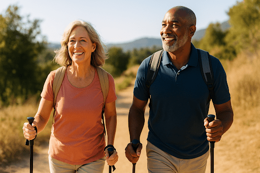Active healthy person representing longevity and vitality